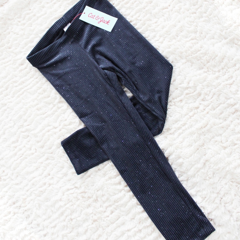 NWT Girls' Sparkle Core Plus Leggings XS
